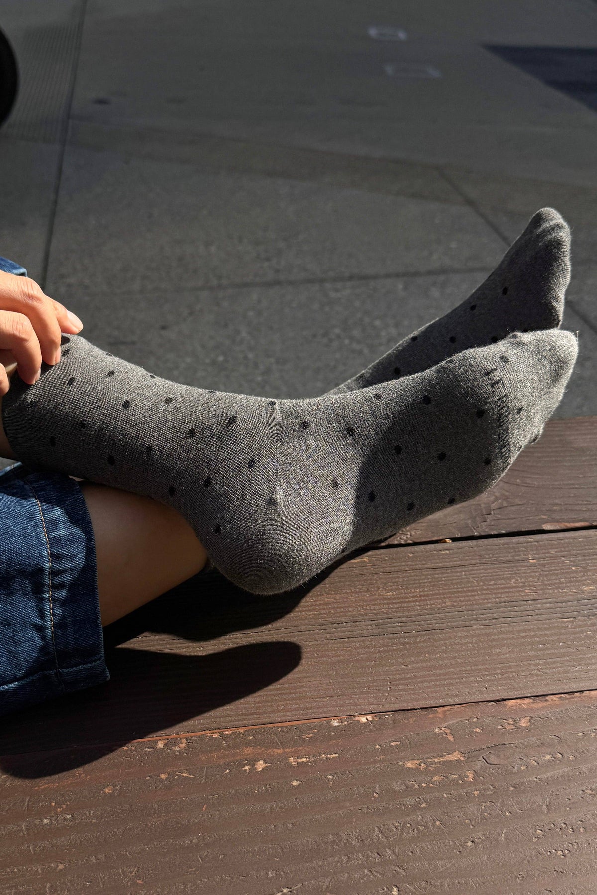 Polka Dot Sneaker Socks (wholesale)