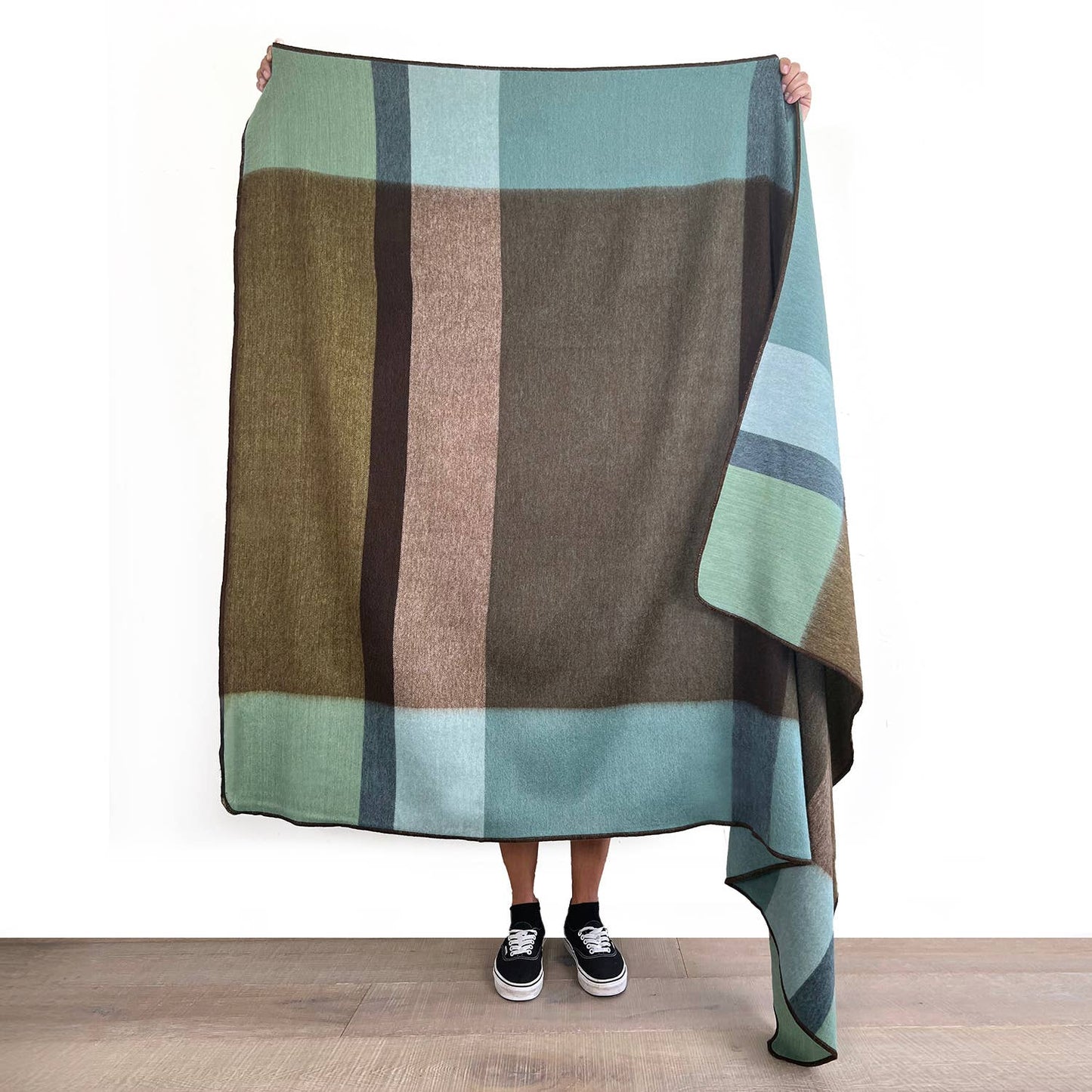 Alpaca Throw Blanket - Mosswood
