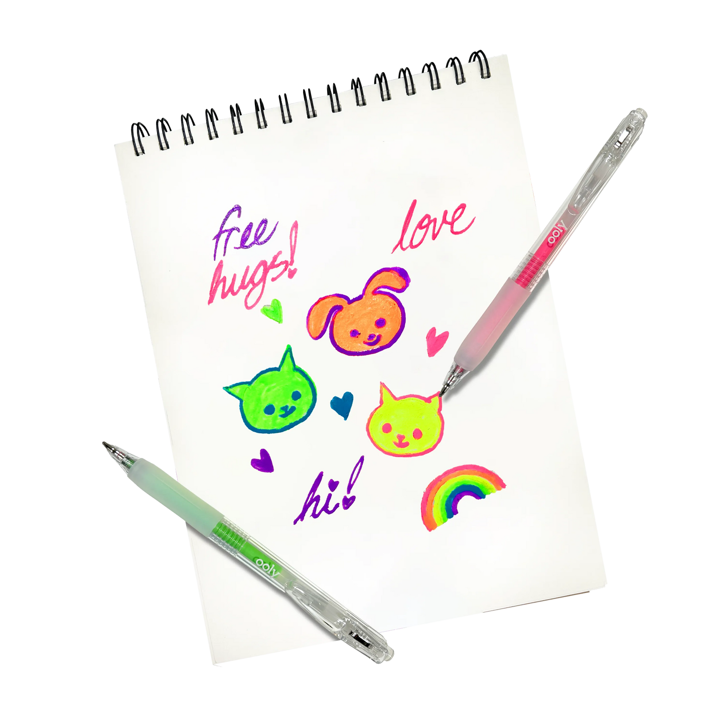 Jelly Gloss: Neon Multi-Surface Deco. Gel Pens (Set of 6)
