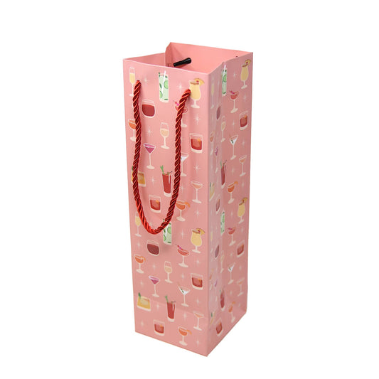 Summer Party Bachelorette Cocktail Wine Bag - Coated Paper