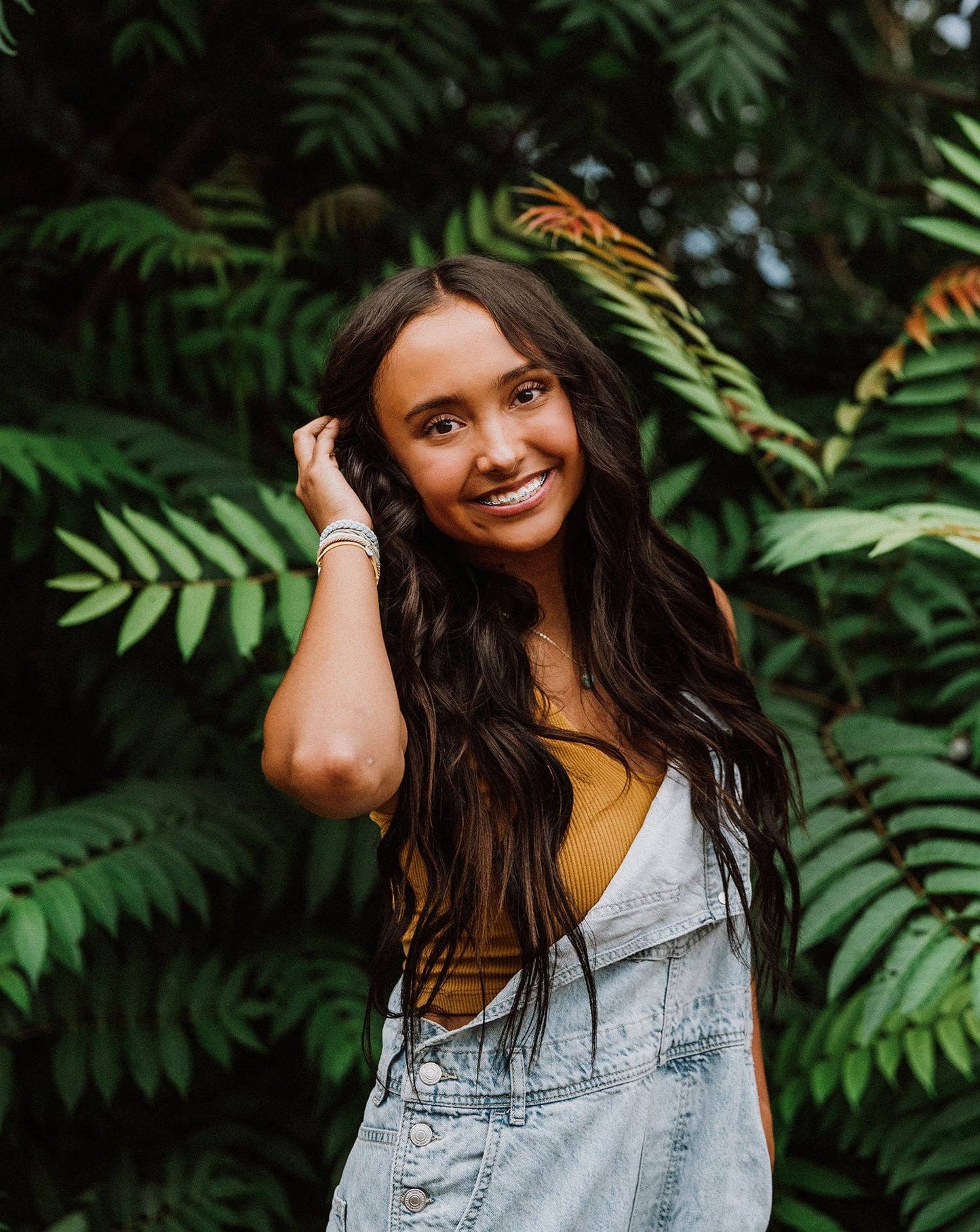 "Grow" Palm Tree Hair Tie Bracelets