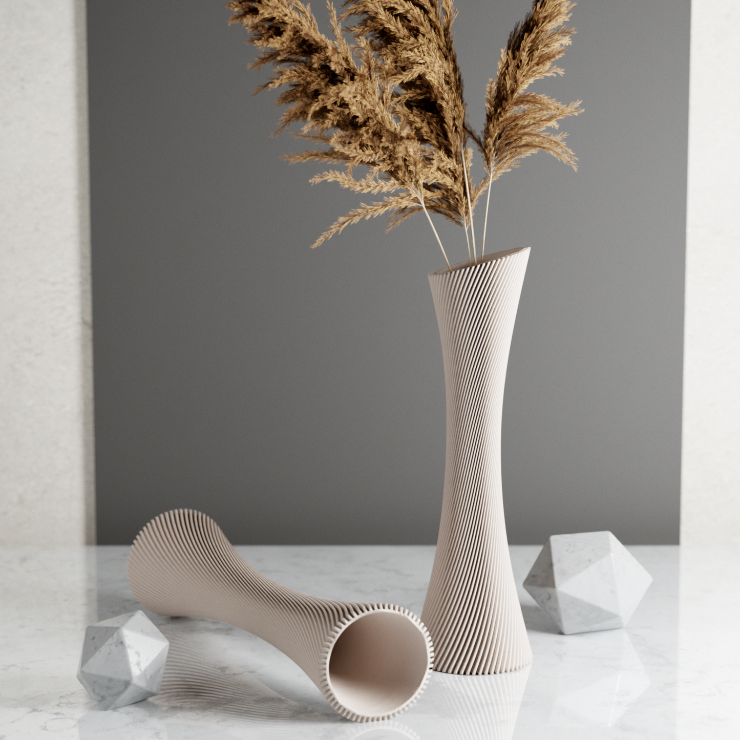 SPIRAL ROSE Vase | Modernized Pottery
