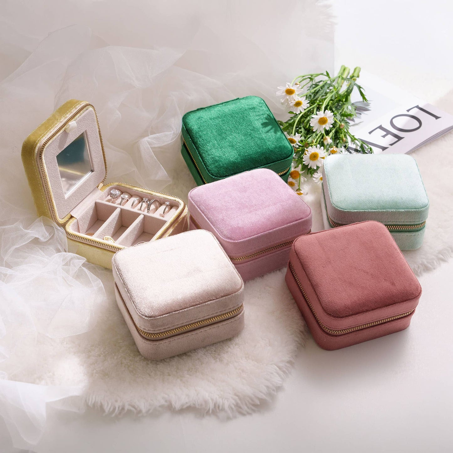 Velvet Jewelry Box
