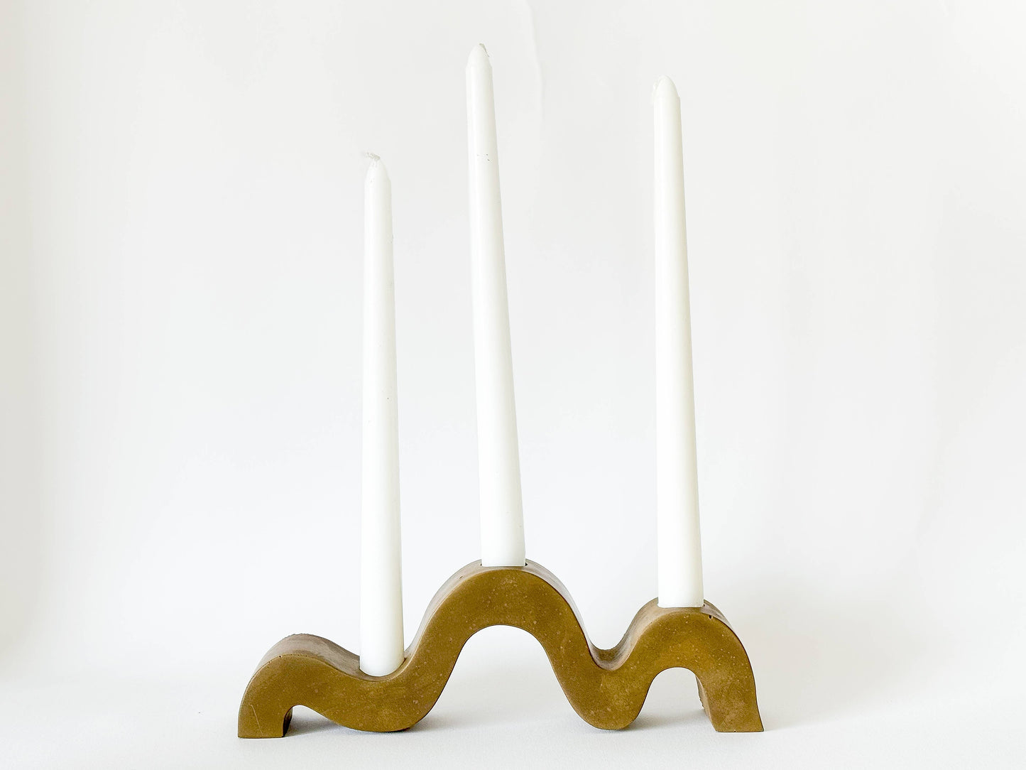 Wavy Taper Candle Holder | Candlestick Holder