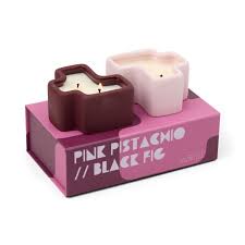 Jigsaw Candle - Pink Pistachio & Black Fig