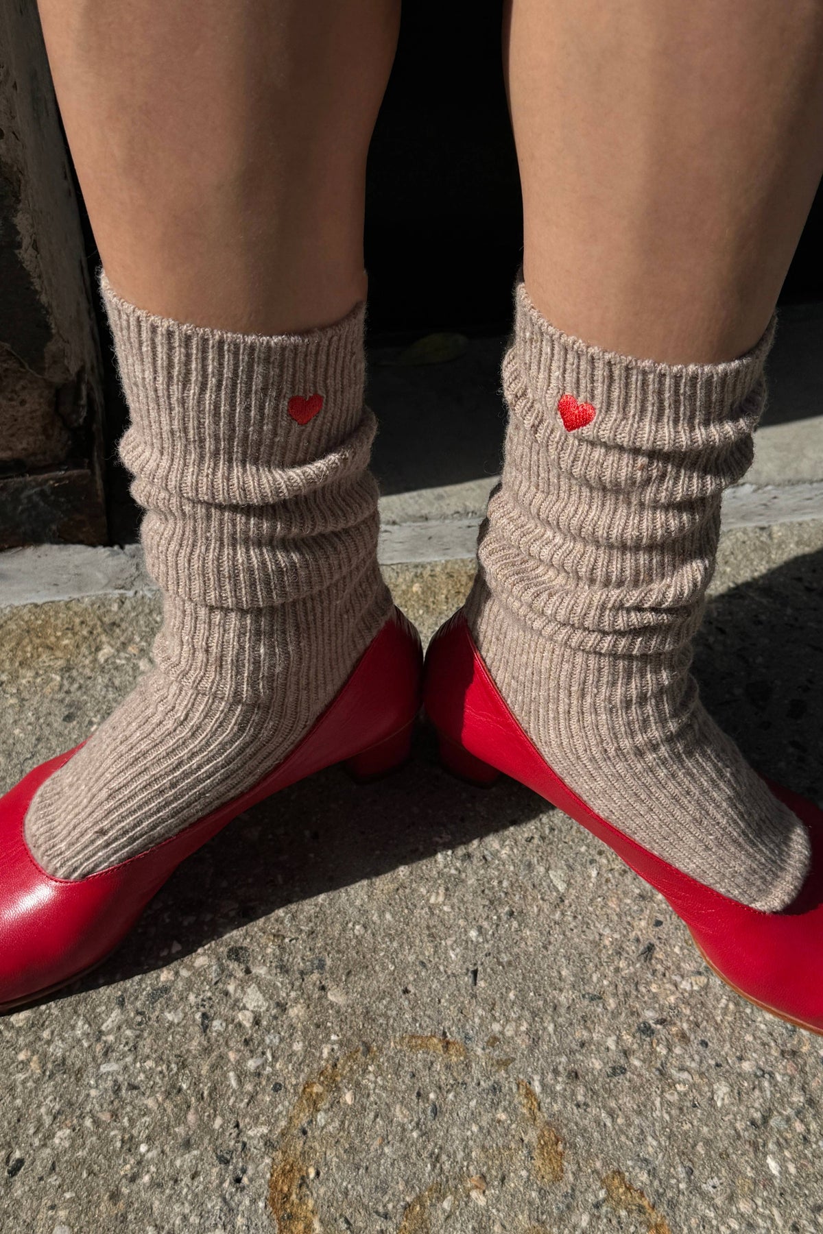 Embroidered Snow Socks