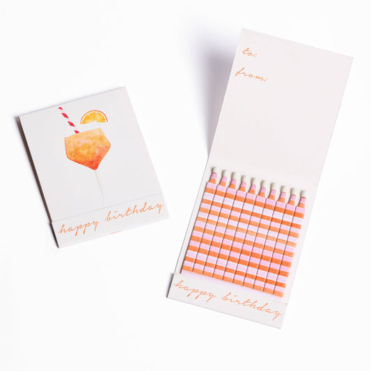 Aperol Spritz Match Card® | Candle Matches