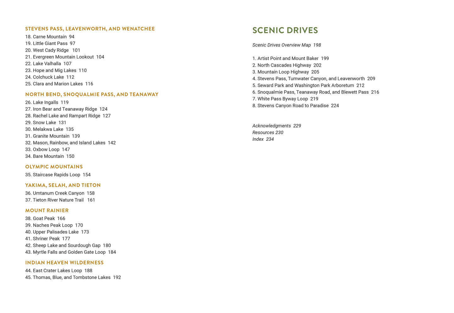 Fall Color Hikes: Washington