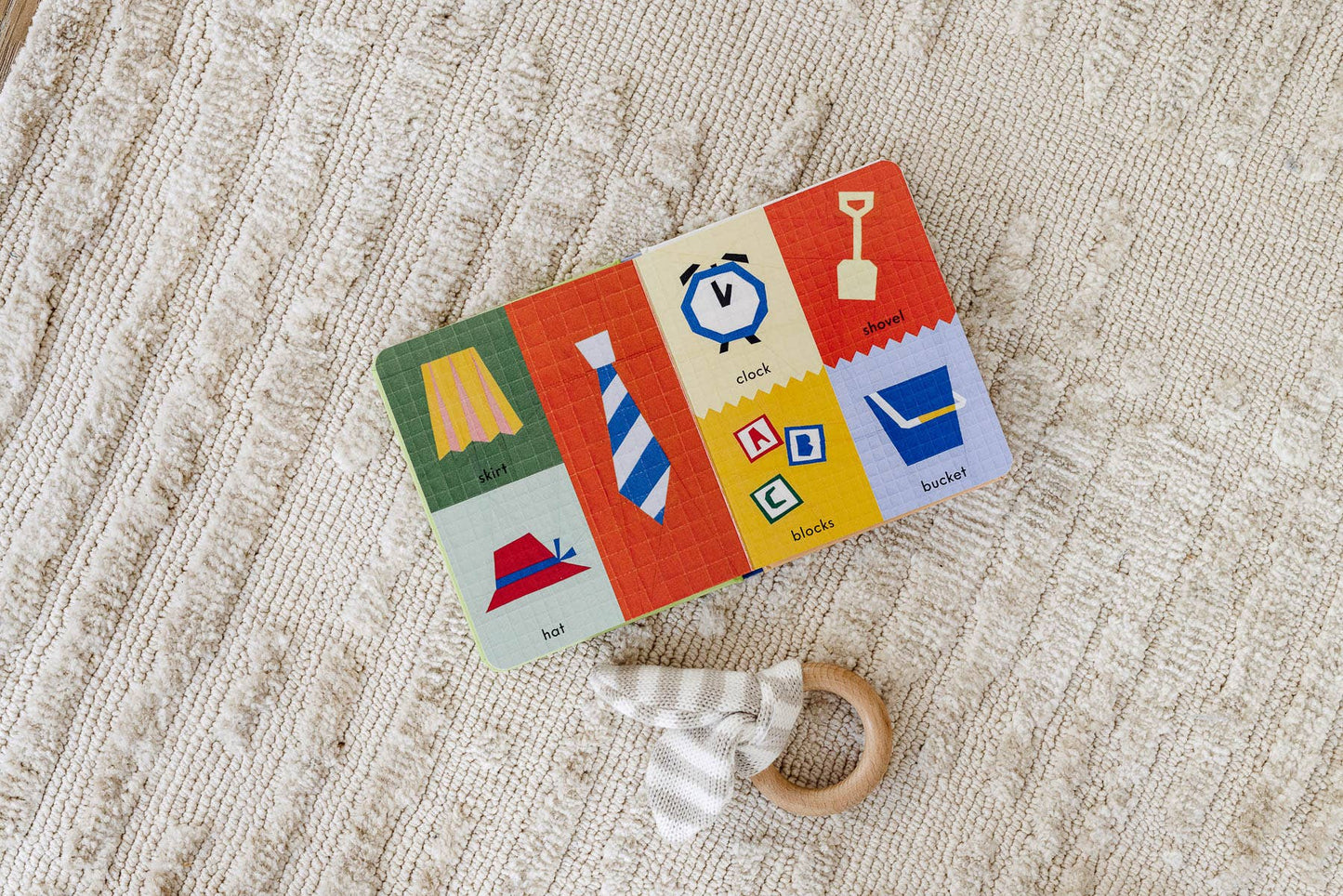 First Words with Cute Quilted Friends (Baby Board Book)