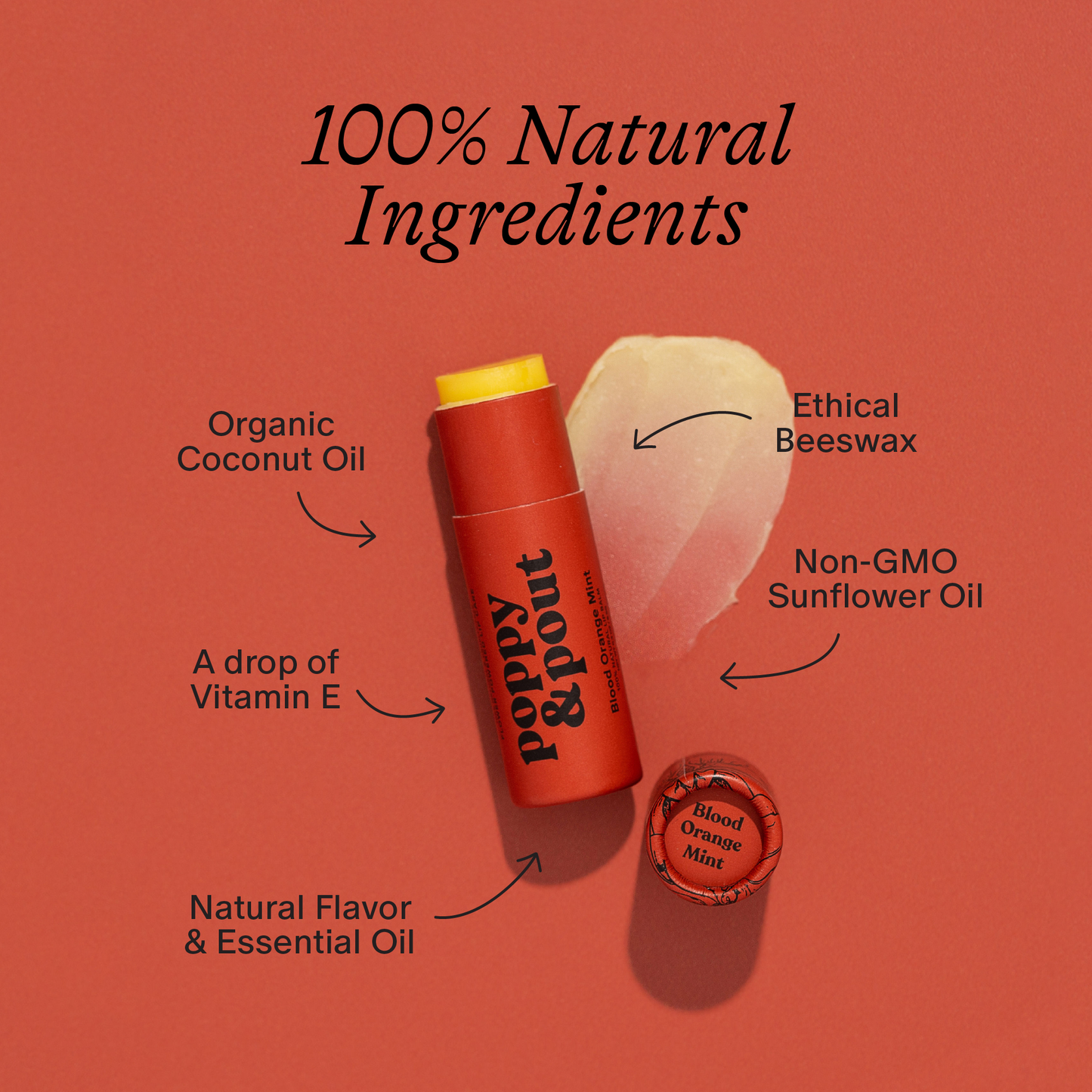 Lip Balm, Blood Orange Mint