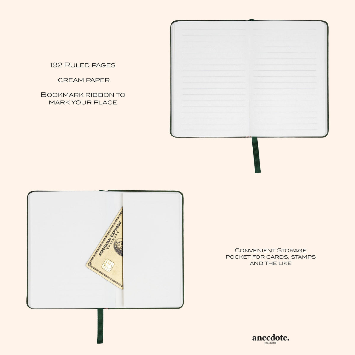 Pocket Notebook | Small Lined Journal | 7 Colors 