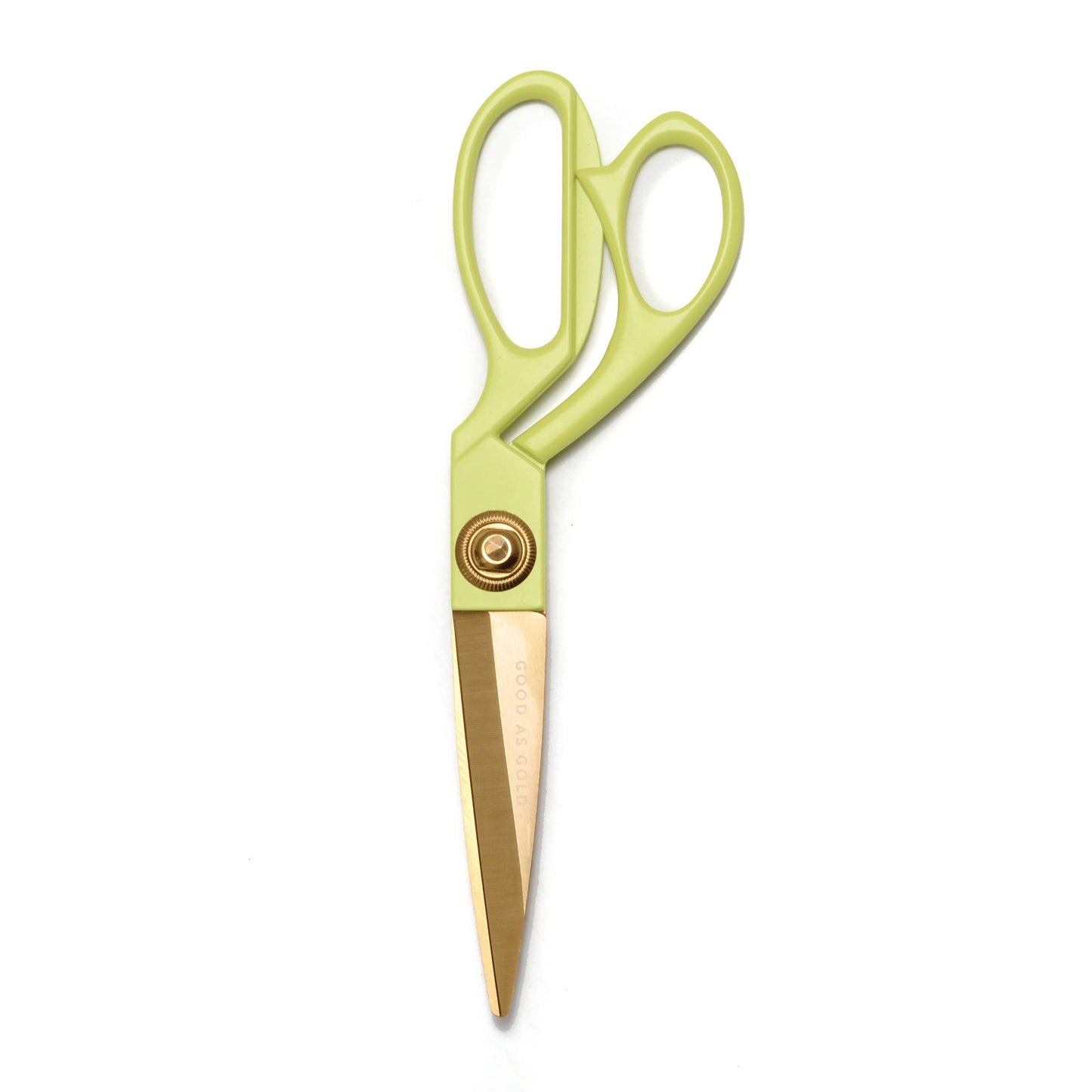 Painted Handle Etched Gold Stainless Steel Scissors
