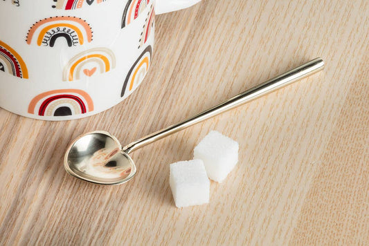 Heart Small Spoon Gold