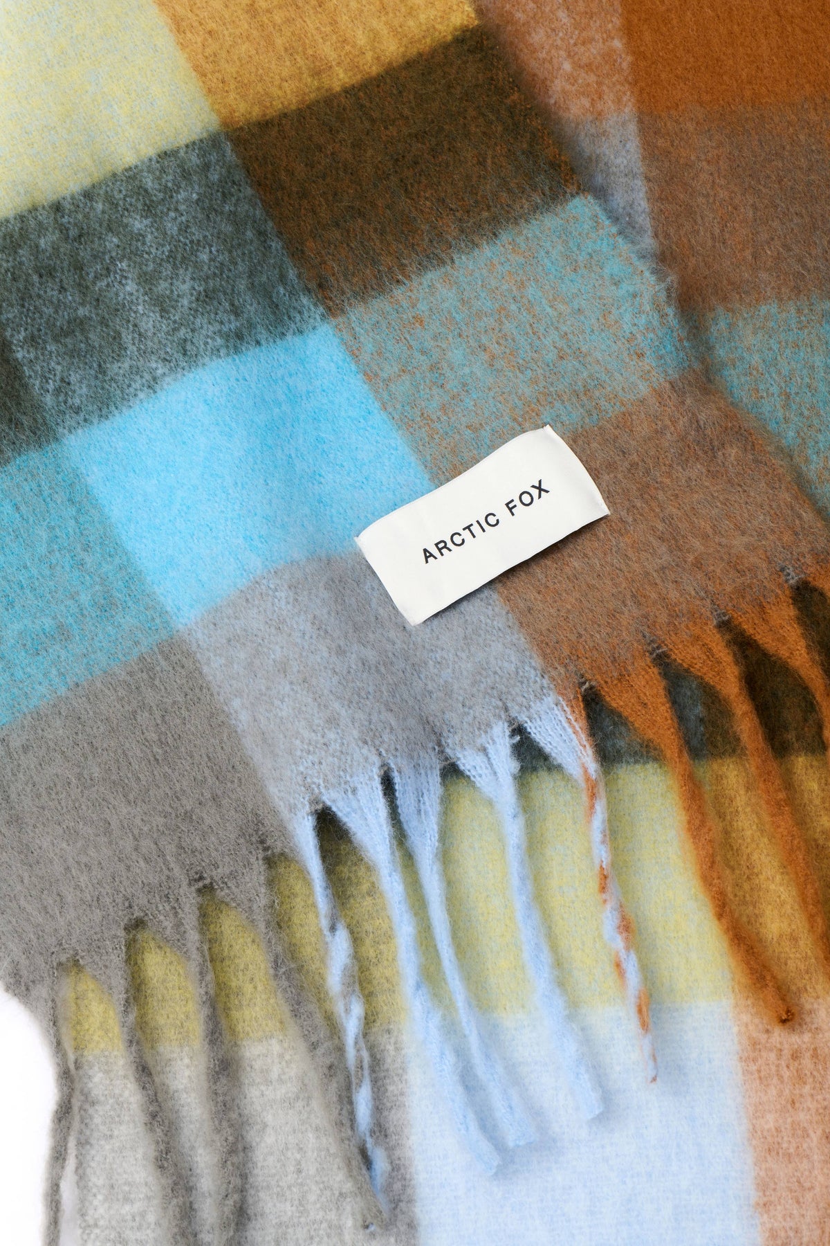 The Reykjavik Scarf - 100% Recycled - Blue/Orange - FW26