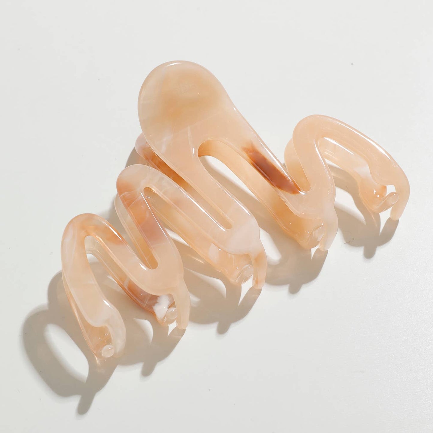 Willow Garden Acetate Squiggle Claw Clip - Large