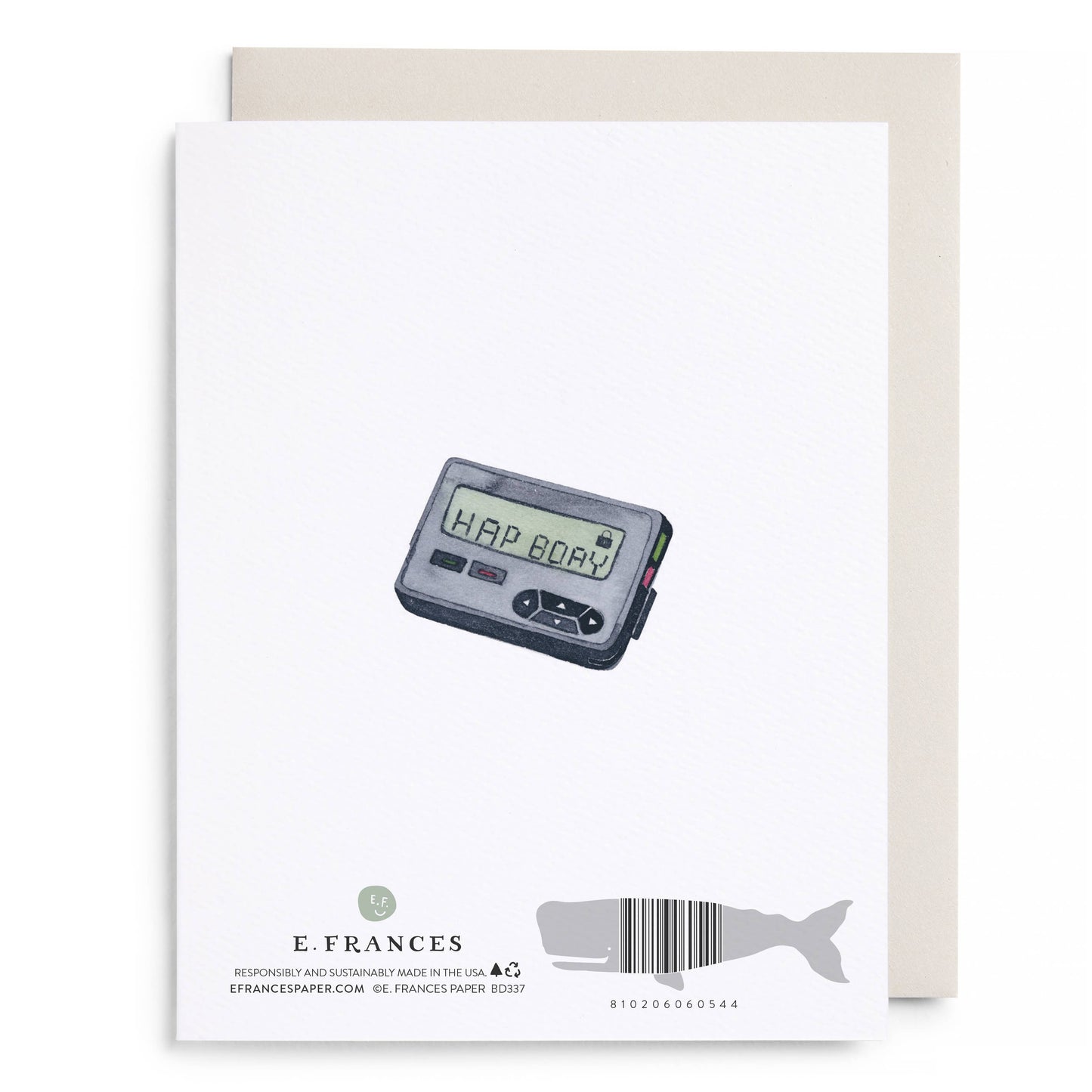 Behind the Times Belated Birthday Greeting Card