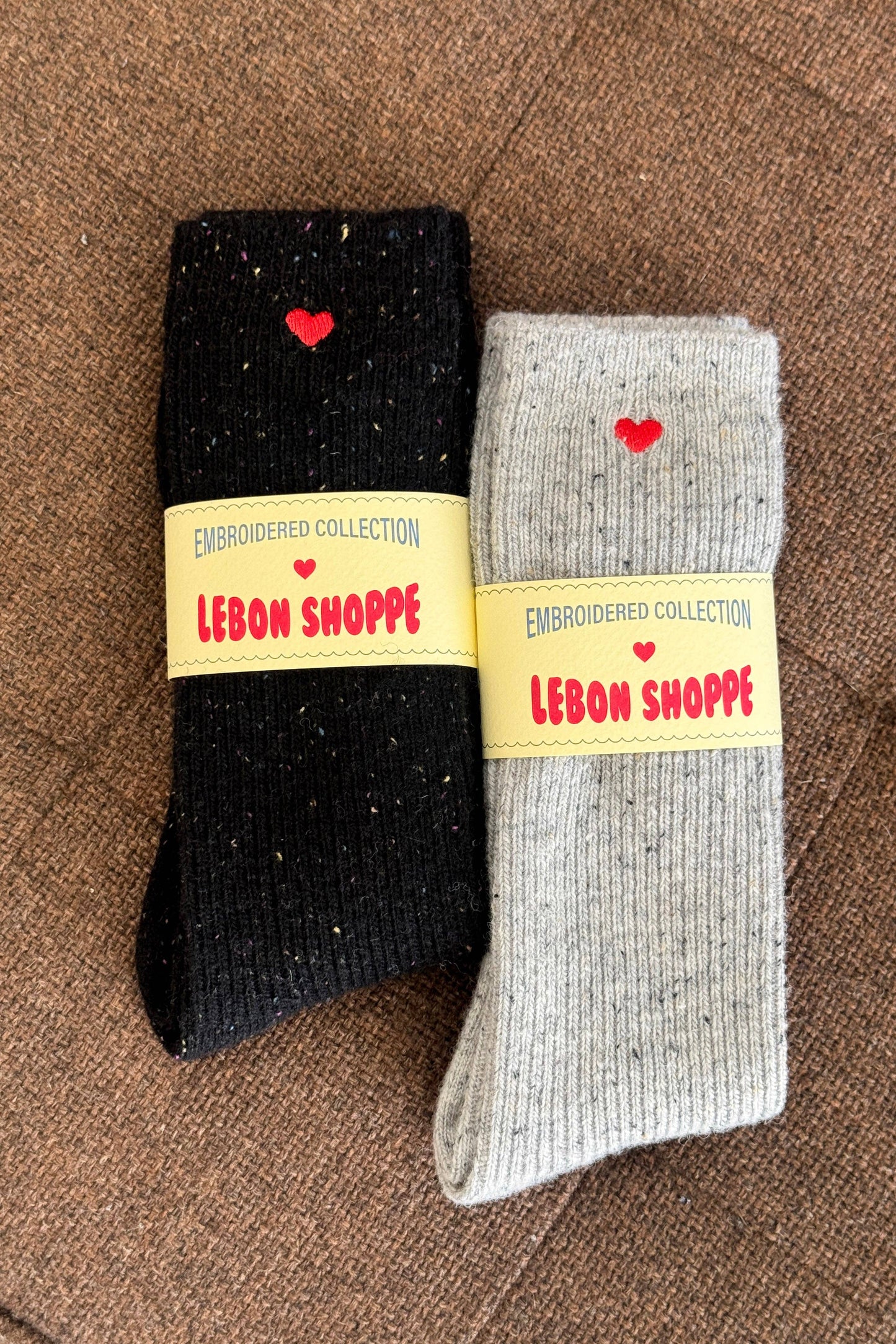 Embroidered Snow Socks