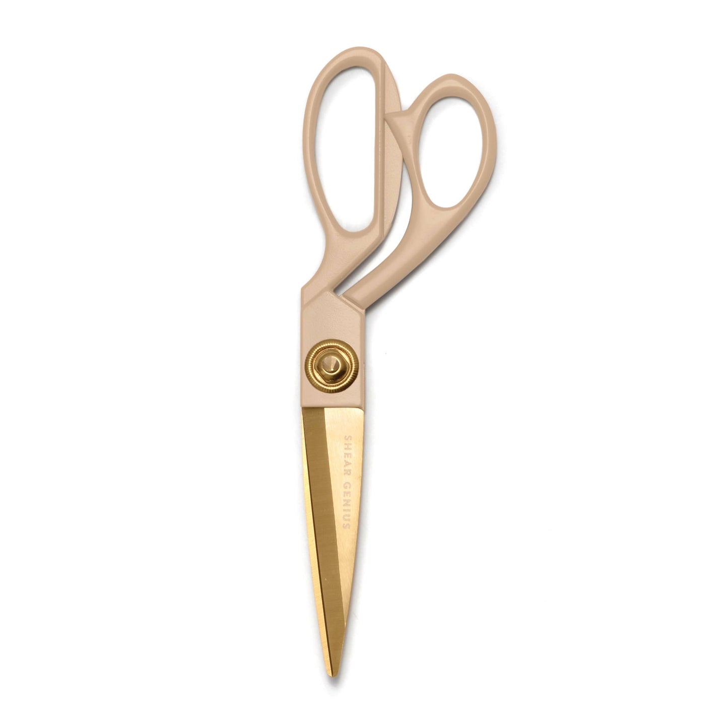 Painted Handle Etched Gold Stainless Steel Scissors