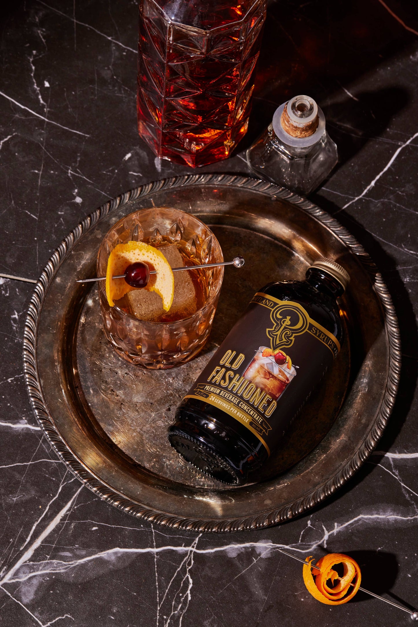Old Fashioned Syrup 12oz - cocktail / mocktail drinks