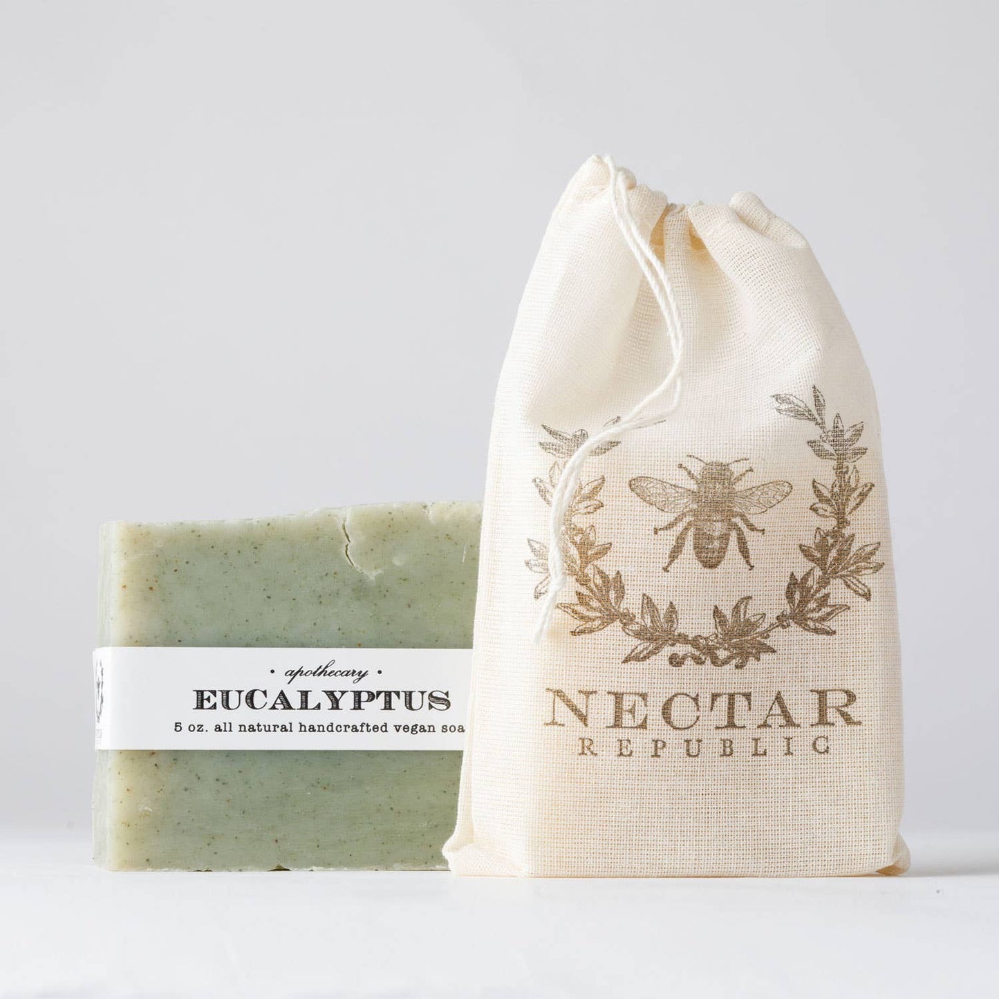 Eucalyptus : Bath Soap ( detox vegan handcrafted natural )