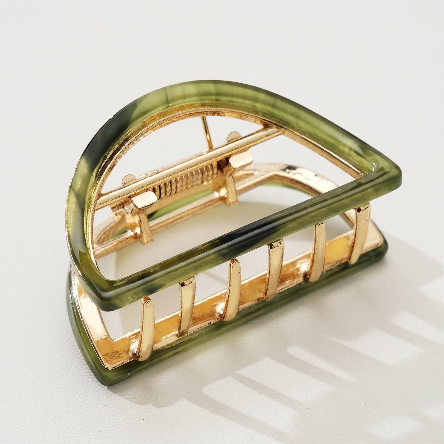 Rosalie Western | Classic Small Half Moon Metal Claw Clip