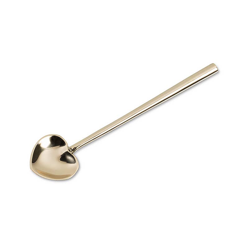 Heart Small Spoon Gold