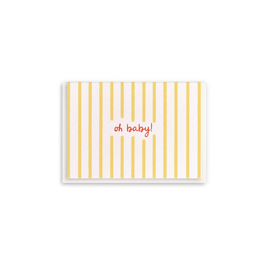 Baby Stripes - Enclosure Greeting Cards