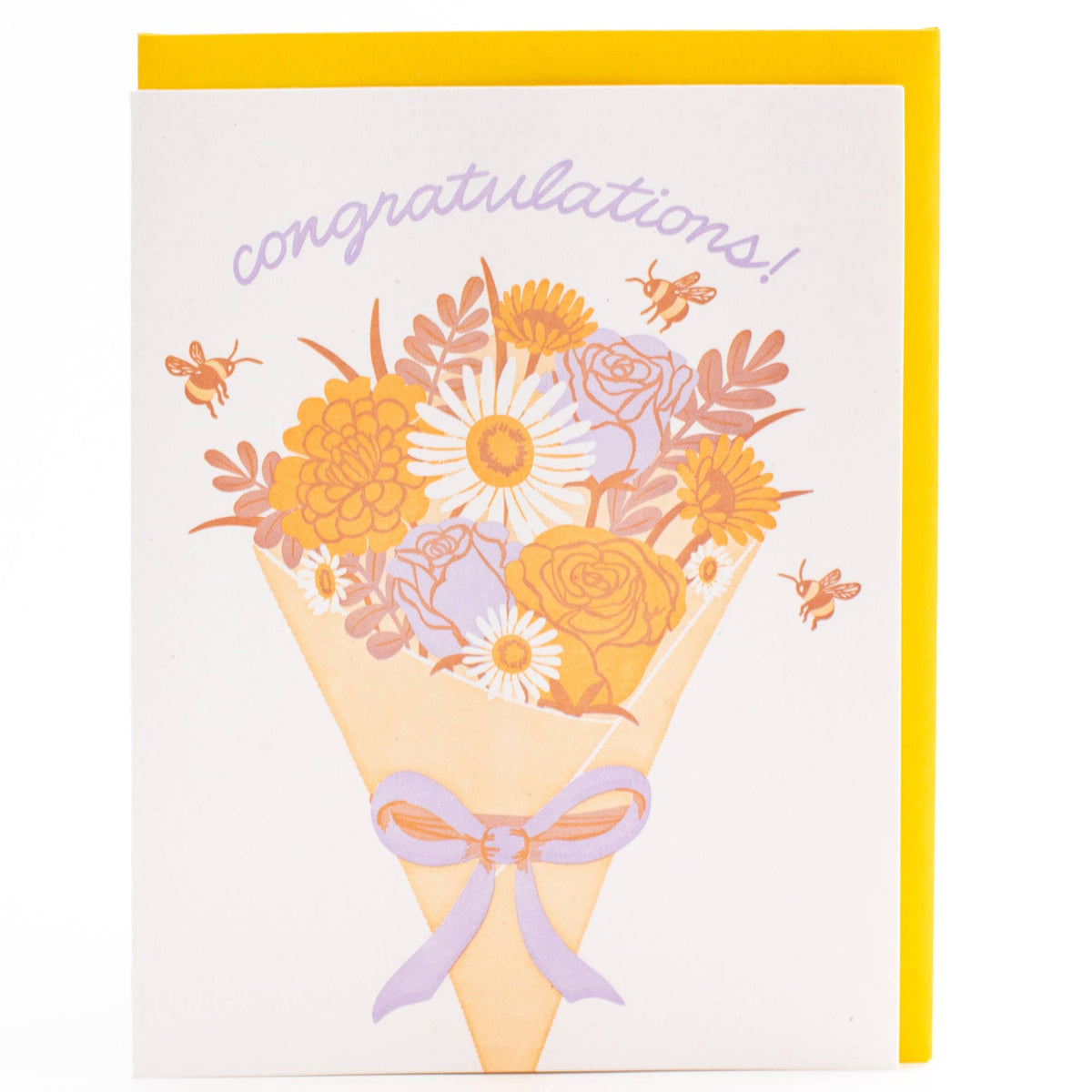 Bouquet Congratulations Card