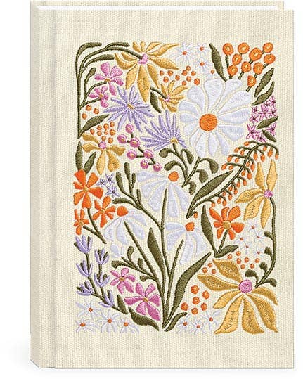 Fabric Journal Flower - Market Wildflowers
