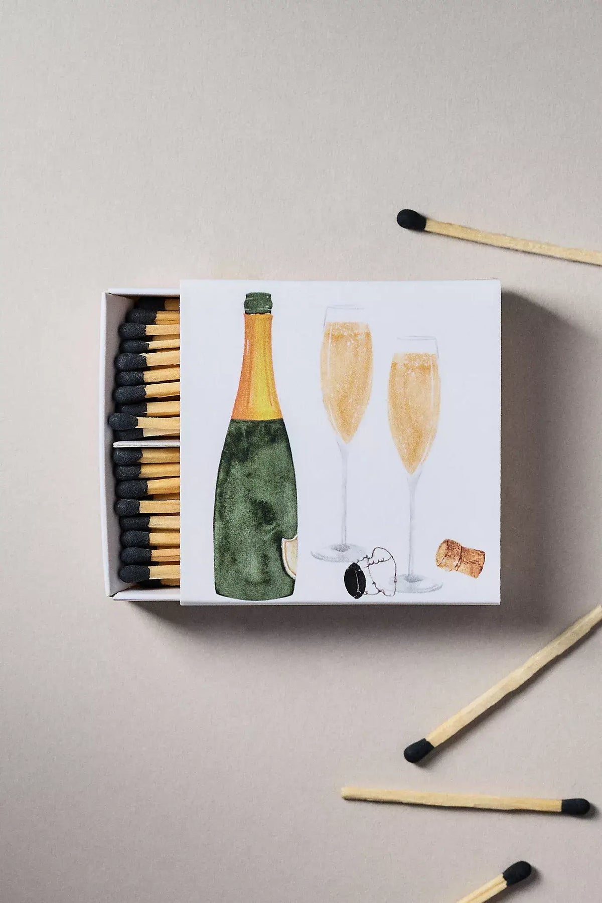 Champagne Matches | Celebration Birthday Candle Matches