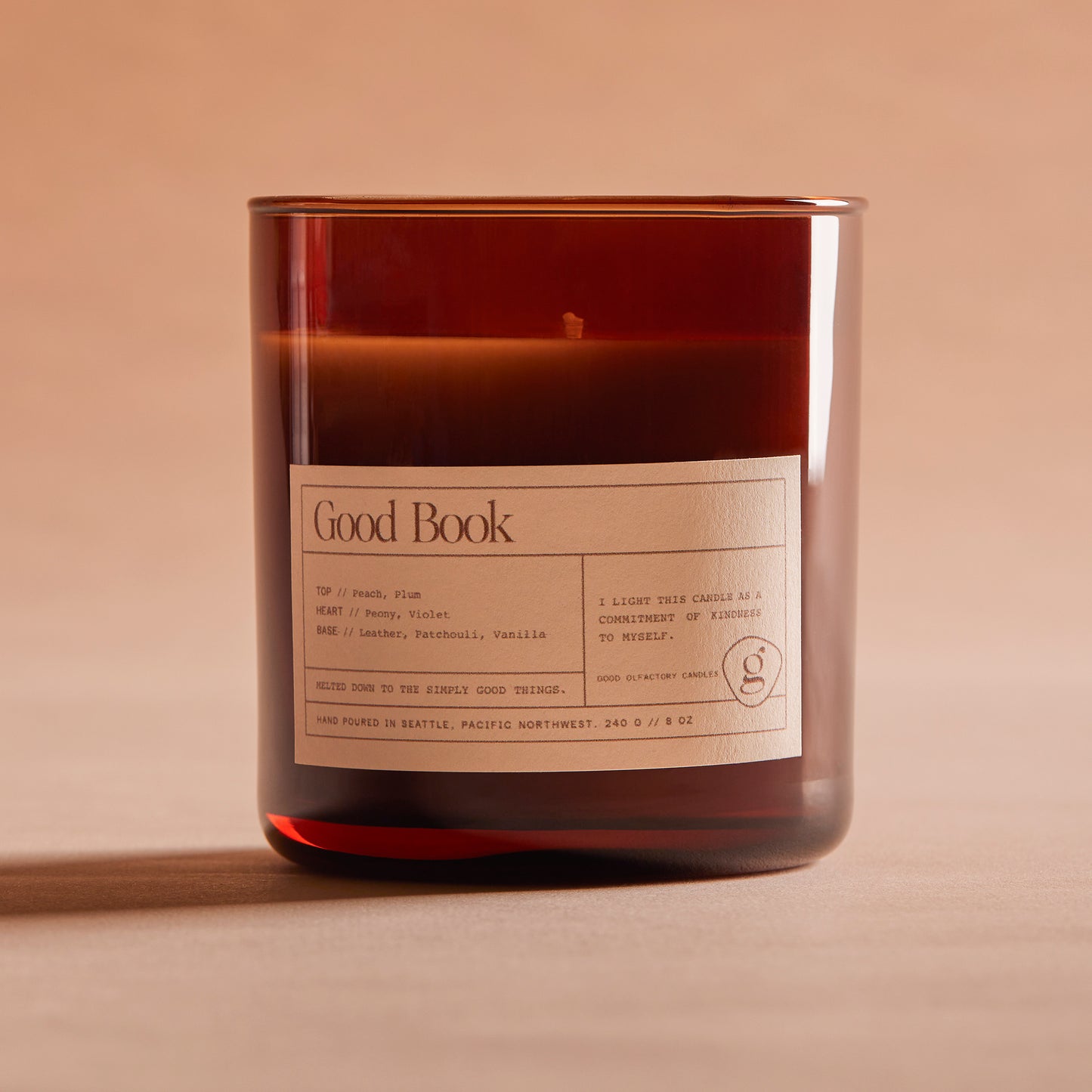 8oz Candle - Good Book